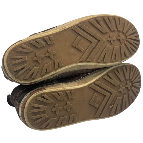 Inkkas Leather High Top Sneakers Brown Embroidered Rooster Floral Men 9 Women 11 - Picture 3 of 10